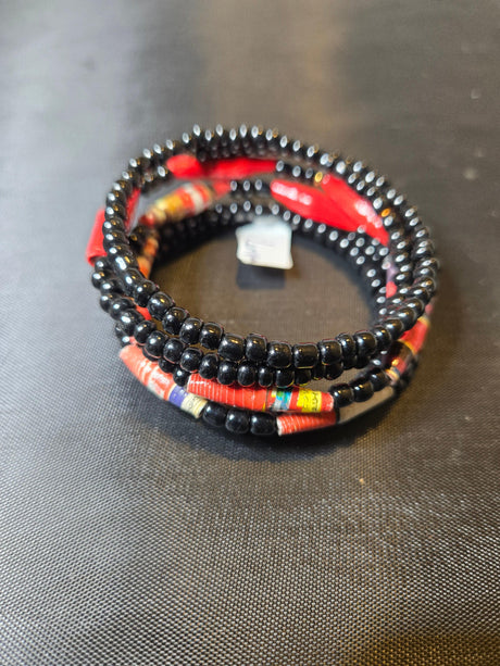 Paper Bead Wrap Bracelet - Ase Origins