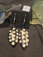 Polka dot bone Earrings - Ase Origins