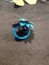 Leather Flower Ring - Ase Origins