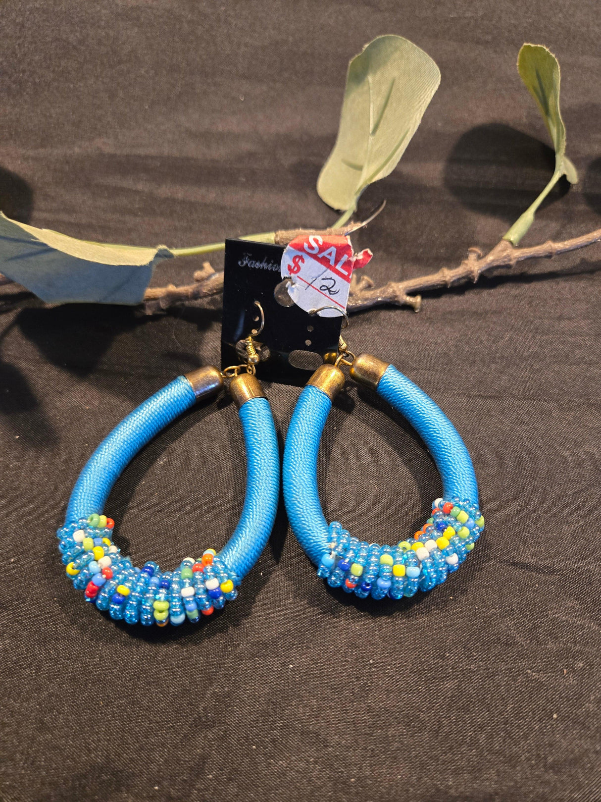 Thread and bead Earrings - Ase Origins