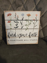 Feed Your Faith...Wood Pallet Decor