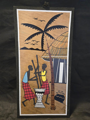 Working Together Banana Leaf Collage - Ase Origins