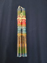 South African Candle Unscented Stick Pair