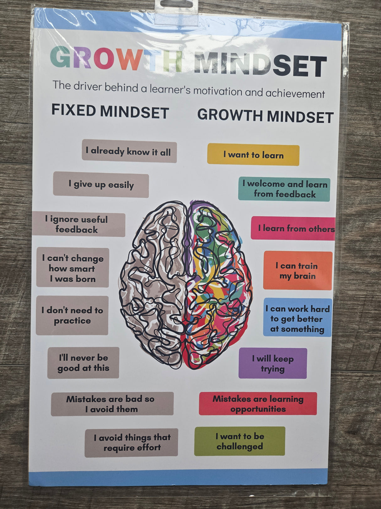Growth Mindset Mini-Poster