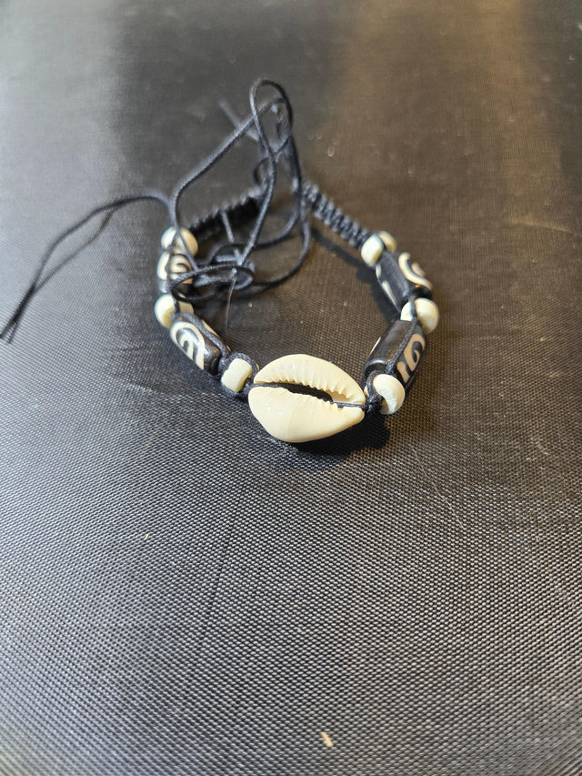 Cowrie Bone Tie Bracelet - Ase Origins