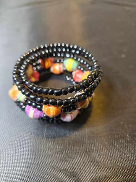 Paper Bead Wrap Bracelet - Ase Origins