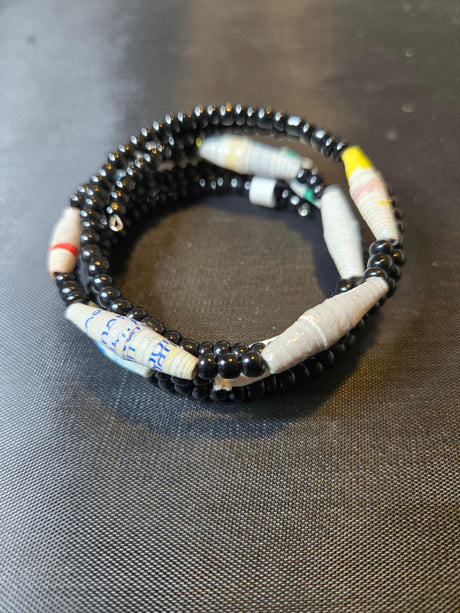 Paper Bead Wrap Bracelet - Ase Origins