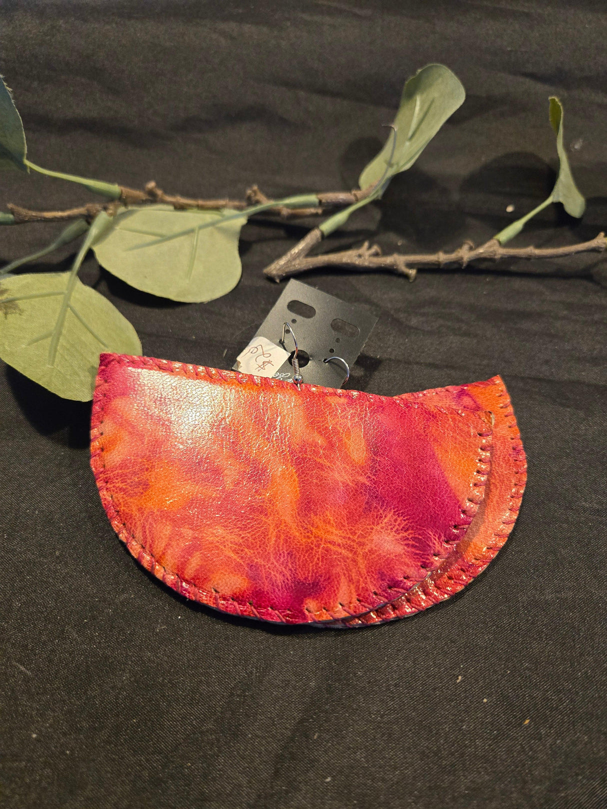 Large leather Earrings - Ase Origins