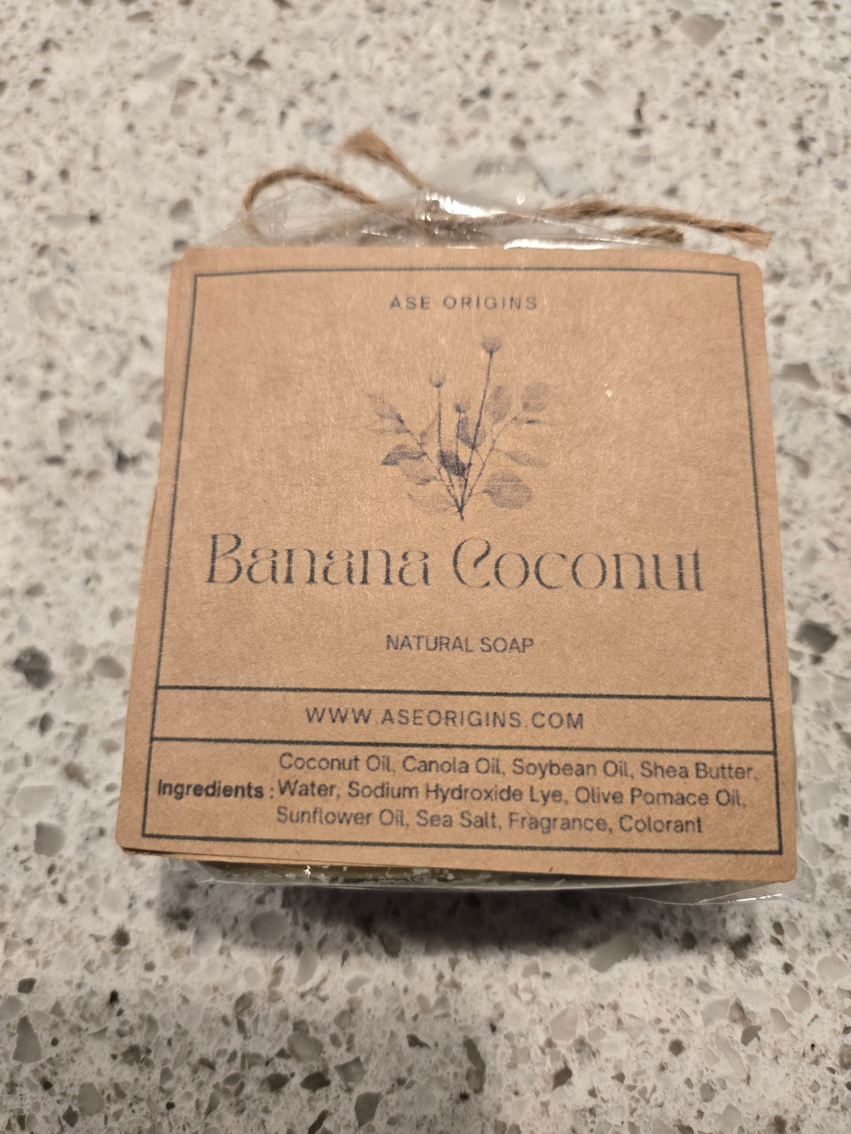 Banana Coconut Scrub Soap