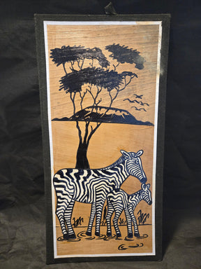 Zebras Banana Leaf Collage - Ase Origins